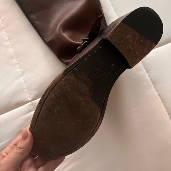 FRYE brown leather riding boots 9.5 B. Excellent condition. - Picture 6 of 7